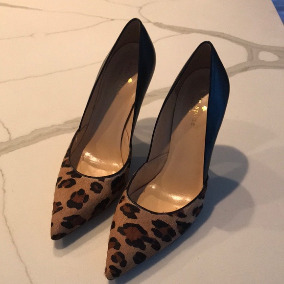 kate spade Shoes - Kate Spade - cheetah calf & leather heel - S 7